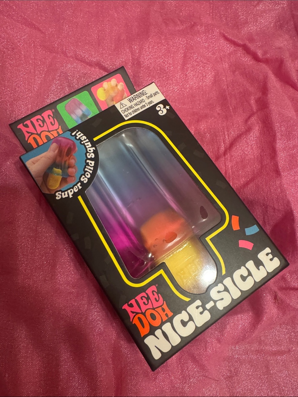 Needoh Popsicle Nice-Sicle Rainbow Popsicle Stress Toy